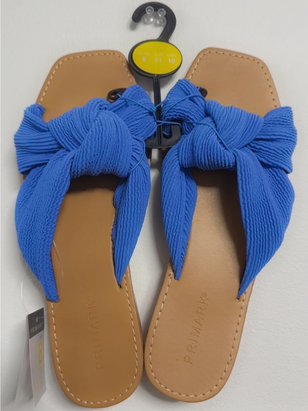 Primark Blue Knot Slide Sandals